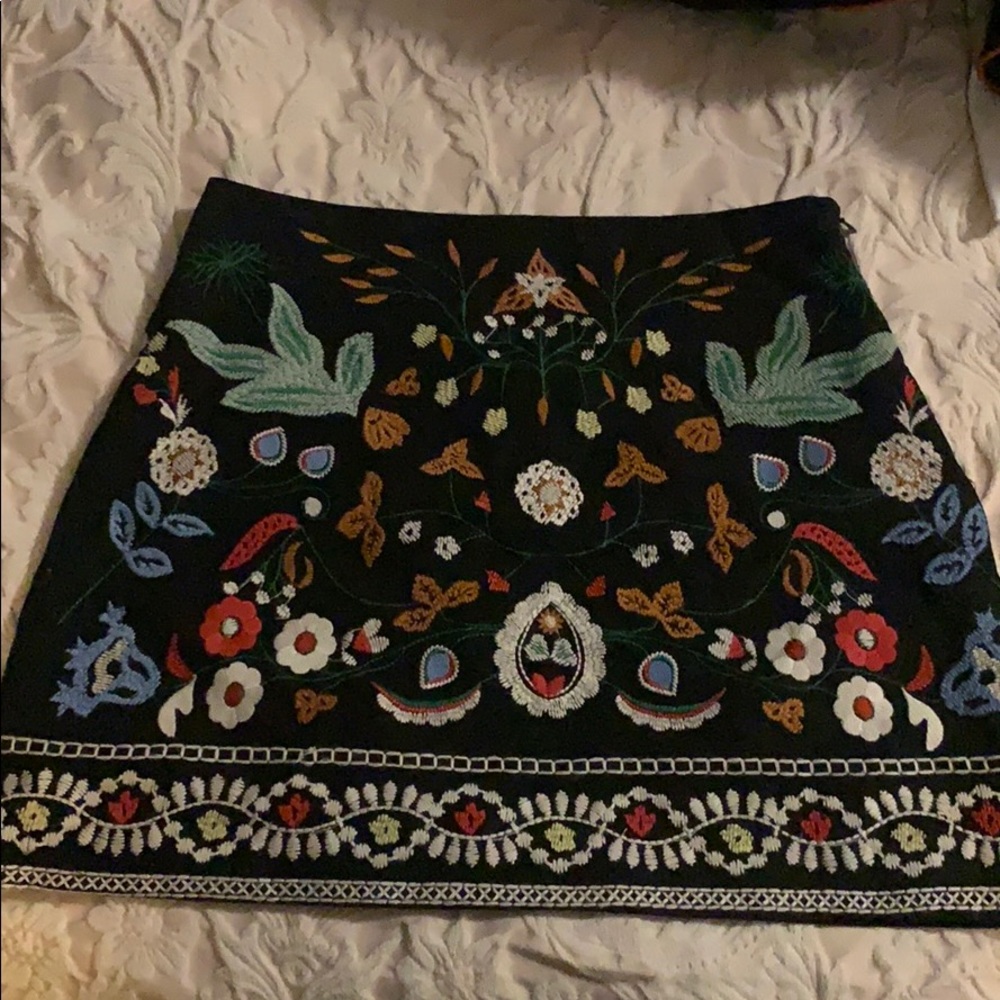 Small embroidered skirt